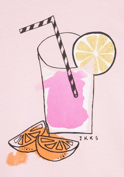 IKKS Plein Ete t-shirt rose pastel